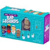 Gift Republic Bloempot Decoratie - Rap Hiphop Legendes (set van 4)