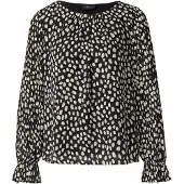 s.Oliver Blouse zwart / wit
