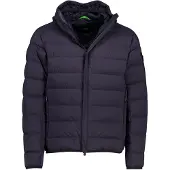 HUGO BOSS Tussenjas Boss Green donkerblauw met capuchon