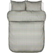 Marc O'Polo Dekbedovertrek Olle Denim Blue Flanel-240 x 200 / 220 cm | Lits-Jumeaux
