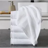 Eurofirany Luxe Hotel Handdoek Wit 50x100 cm - 500 GSM Katoen