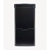 En.casa Sensorprullenbak Venna 62 liter 75x42x32 cm zwart []