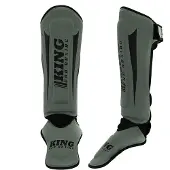 King Pro Boxing Revo Series 5 - Scheenbeschermers kickboksen - M - Legergroen / Groen / Zwart