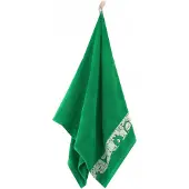 Zwoltex Kinderbadhanddoek 50x70cm - Zacht Egyptisch Katoen - Groen