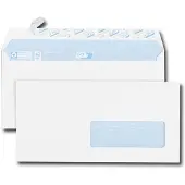 GPV Briefumschl„ge, DL, 110 x 220 mm, weiá, Fenster: