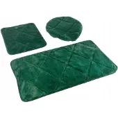 Muna Groene Badkamermattenset - 3 Delig - Antislip