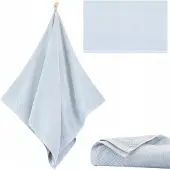 Zwoltex Toscana Antibacteriële Handdoek - Egyptisch Katoen, 50x90cm, Blauw
