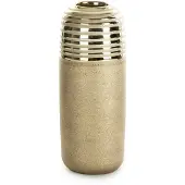 Eurofirany Elara Decoratieve Vaas - Goud - 12x12x30 cm