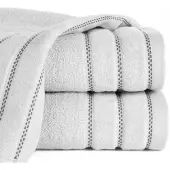 Eurofirany Dona Badhanddoek 50x90 cm Zilver - Zacht & Absorberend