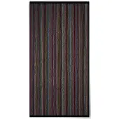 Zwoltex Luxe Egyptische Katoenen Badhanddoek LIMA 70x140cm - Zwart Gestreept