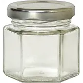 Chomik Glazen Pot 50 ml - Ideaal voor Kruiden en Honing