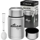 Galicja Adventure Lunch Thermos 500ml - Roestvrij Staal met Lepel
