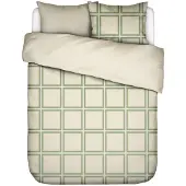 Essenza Luca Dekbedovertrek Basil Green Satijn-260 x 200 / 220 cm | Extra Breed