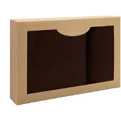 Solano Katoenen Handdoekset Donkerbruin 50x90+70x140 cm