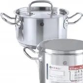 Hendi Kitchen Line Kookpan 9L Ø28cm - RVS met Sandwichbodem