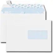 GPV envelop Everyday, 162x229 mm, wit, 80 g/m2, zelfkl., venster re. 45x100 mm, 70 st.