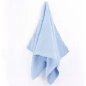 York Blauwe Badstof Handdoek 30x50 cm - Zacht & Absorberend