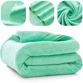 IBEN Sneldrogende Handdoek 50x90cm - Microvezel - Groen