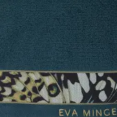 Eurofirany Handdoek Eva 30x50 cm Donker Turquoise - 100% Katoen