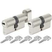 ABUS D10 Cilinderslot met knop - 35/30mm - 5 sleutels
