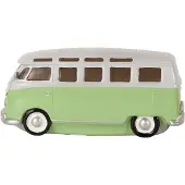 Clayre & Eef Tafel lamp Bus, 24x10x11 cm, groen, kunststof