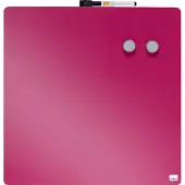 Nobo whiteboard magnetisch gelakt staal 36 x 36 cm roze