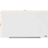 Nobo Impression Pro Magnetisch Glasbord - 68x38 cm - Inclusief Whitebord Marker en Magneten - Helder Wit