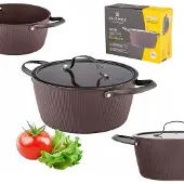 Valdinox Stripes Koekenpan 4L 24cm - Antiaanbaklaag, Inductie & Gas