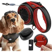 DOGNESS Automatische Hondenlijn 4m (M) tot 20kg met LED & Poepzakhouder
