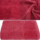 Eurofirany Rode Katoenen Handdoek 30x50 cm - Hoge Kwaliteit