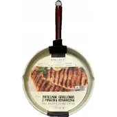 Smukee Grillpan 24cm Dubbele Anti-aanbaklaag