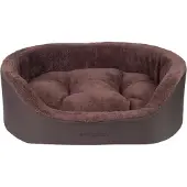 Amiplay Aspen S Hondenkussen Ovaal Bruin - Comfortabel & Duurzaam