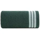Eurofirany Zachte donkergroene badstof handdoek 50x90 cm