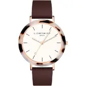 Liebeskind berlin Analoog horloge beige / donkerbruin / goud / wit