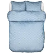 Marc O'Polo Dekbedovertrek Svea Calm Blue Satijn-240 x 200 / 220 cm | Lits-Jumeaux
