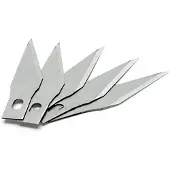 Revell Modelbouwdecoratie - 39062 Vervangingsmesjes voor 39059 Hobbymes - 5 Mesjes Gereedschap