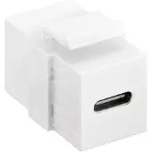 Goobay Keystone USB C | 10 Gbit/s (4K@60Hz, 100W, Wit)