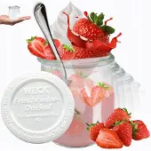 Weck Glazen Potten 220ml met Plastic Deksel - 6 Stuks