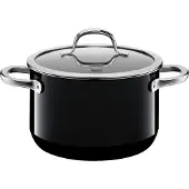 Silit m.D.20cm Passie Zwart, Pan + steelpan, Zwart