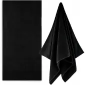 Zwoltex Kiwi 2 Badhanddoek Zwart 500g Katoen 70x140cm