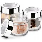 Tadar Dot 3x100ml Glazen Potjes voor Kruiden & Medicijnen
