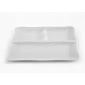 Lubiana Gourmet Wit Porseleinen Dinerbord 28cm met 3 Vakken