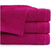 Detexpol Luxe Katoenen Handdoekenset Vito - 2 Stuks - Amarant