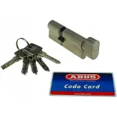 ABUS cilinderslot met knop, gecertificeerd, 45G/30 nikkel