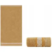 Zwoltex RONDO 2 Handdoek 30x50cm - Beige Egyptisch Katoen