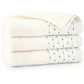 Zwoltex Oscar Antibacteriële Handdoekenset - 2 Stuks - Crème