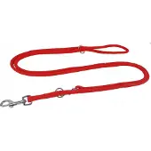 Champion Verstelbare Hondenlijn 2.5m/0.6cm Rood - Duurzaam en Handgemaakt
