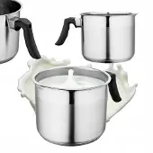 Altom Design Altom Emilio Melkpan RVS met schenktuit - 2.4L