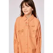 Woody Slaapkleedje lichtoranje pony pri - maat 152/12J
