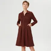 S&J Weekends Religieuze vouwjurk 'met een buste en gedrukte Liberty Micro